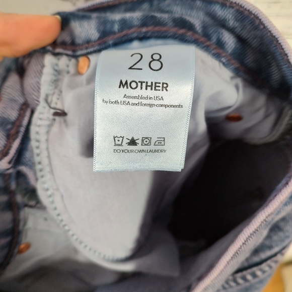 Mother Desperado Heel Acid Trip Paisley Purple High Rise Bootcut Jeans 28 NWT - Picture 10 of 12